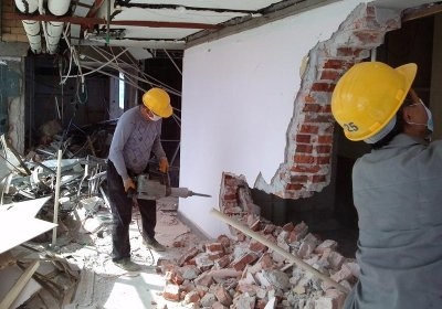 怎么計算拆除墻面的工程量？