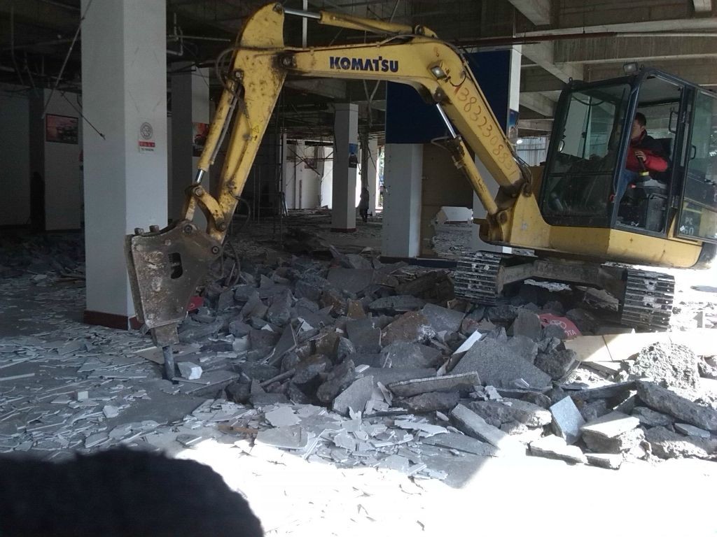 地面拆除，地面破碎，人工拆除