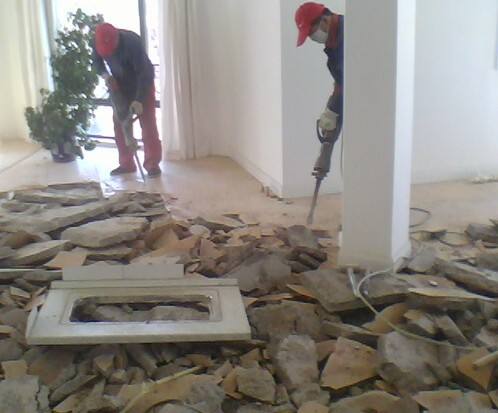 工程室內地面拆除方案