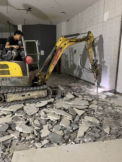 屋面拆除 人工拆除混凝土 室內(nèi)混凝土地面拆除